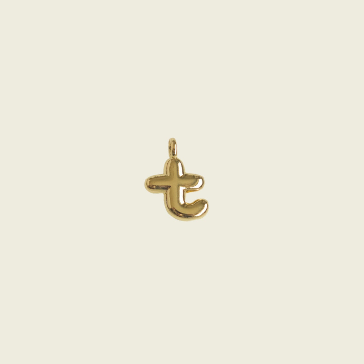 Bubble Letter Charm