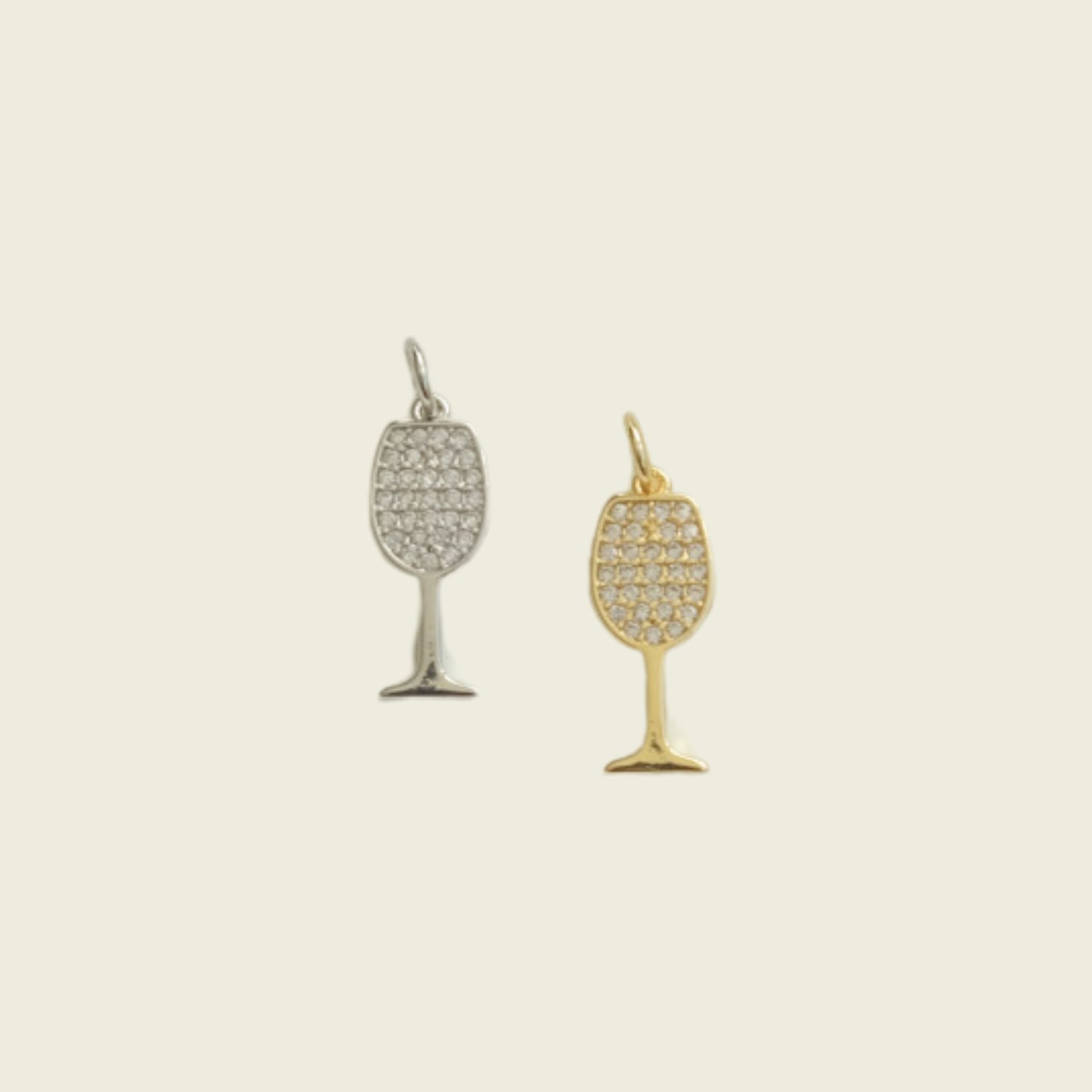 Wine Glass Charm