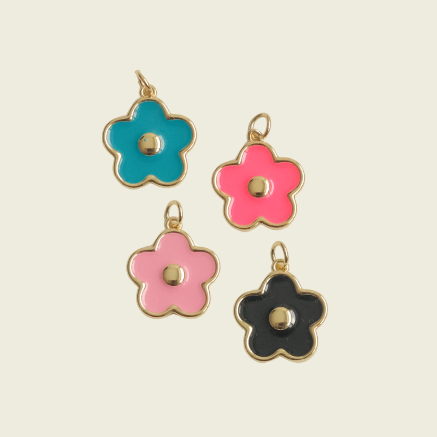 Groovy Flower Charm