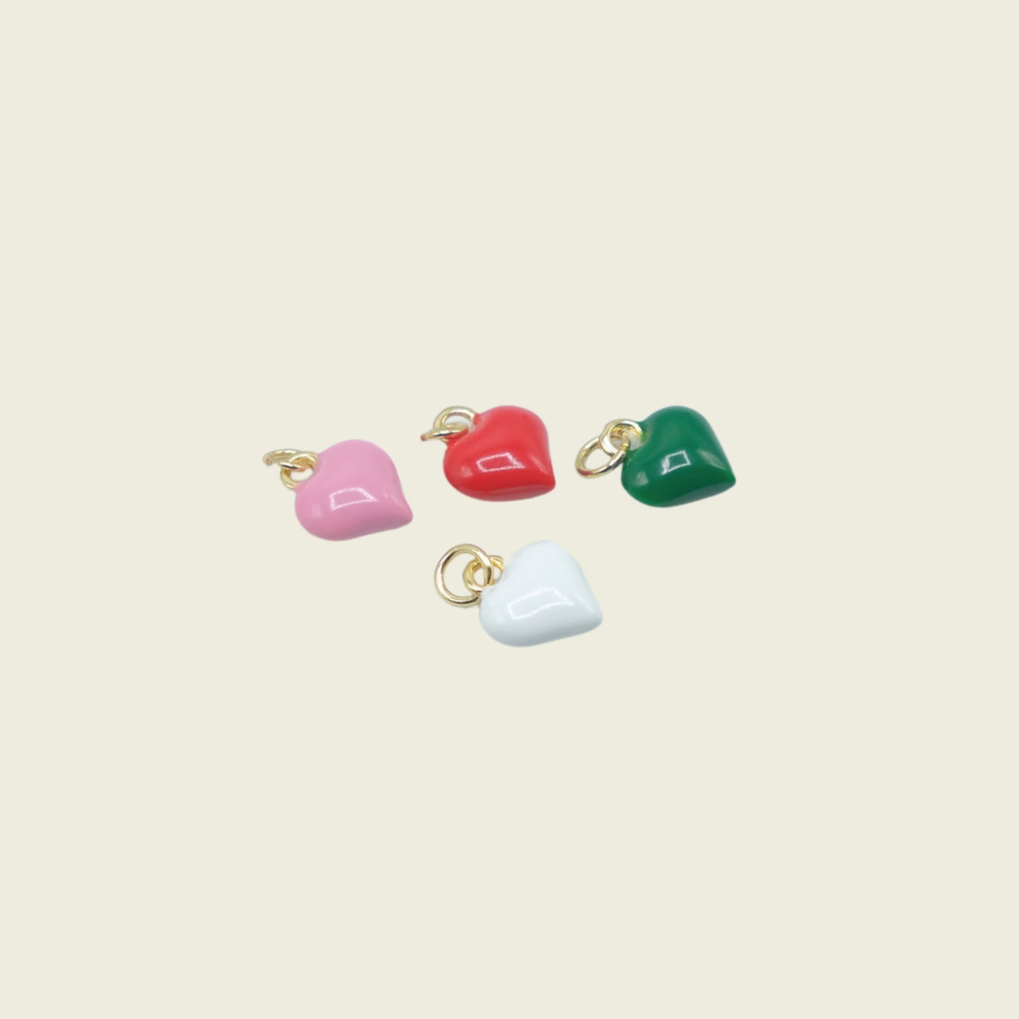 Confetti Heart Charm