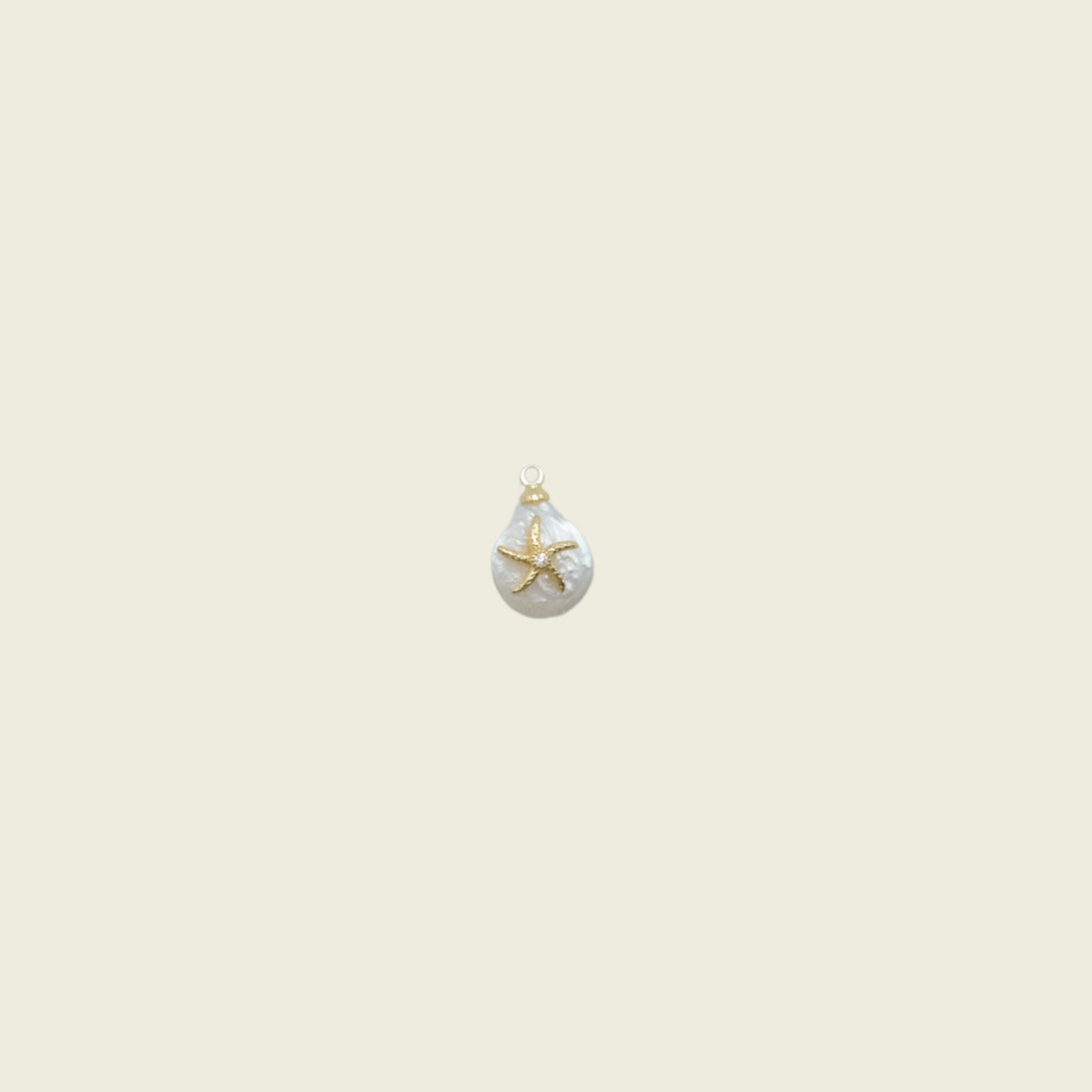 Starfish Pearl Charm