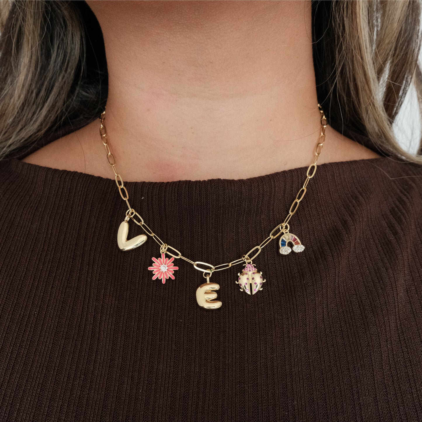 Purple Ladybug Charm