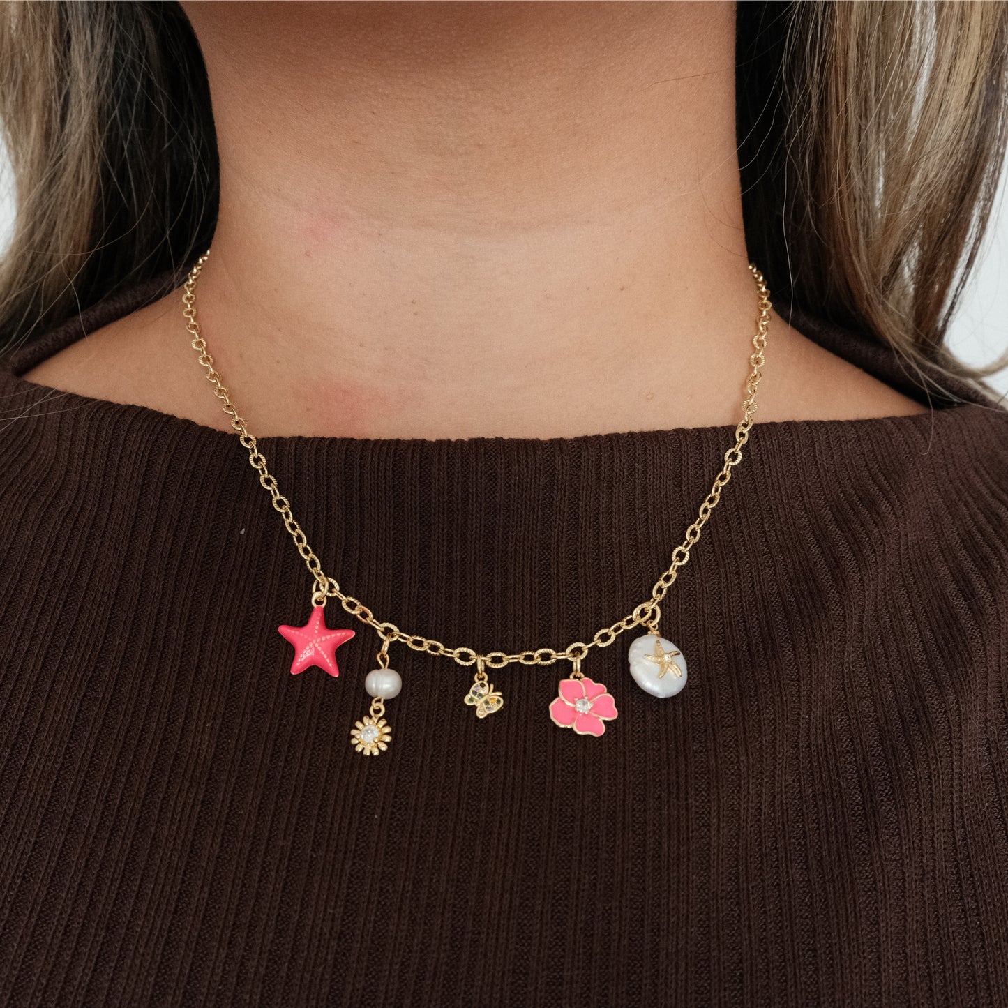 Hibiscus Flower Charm