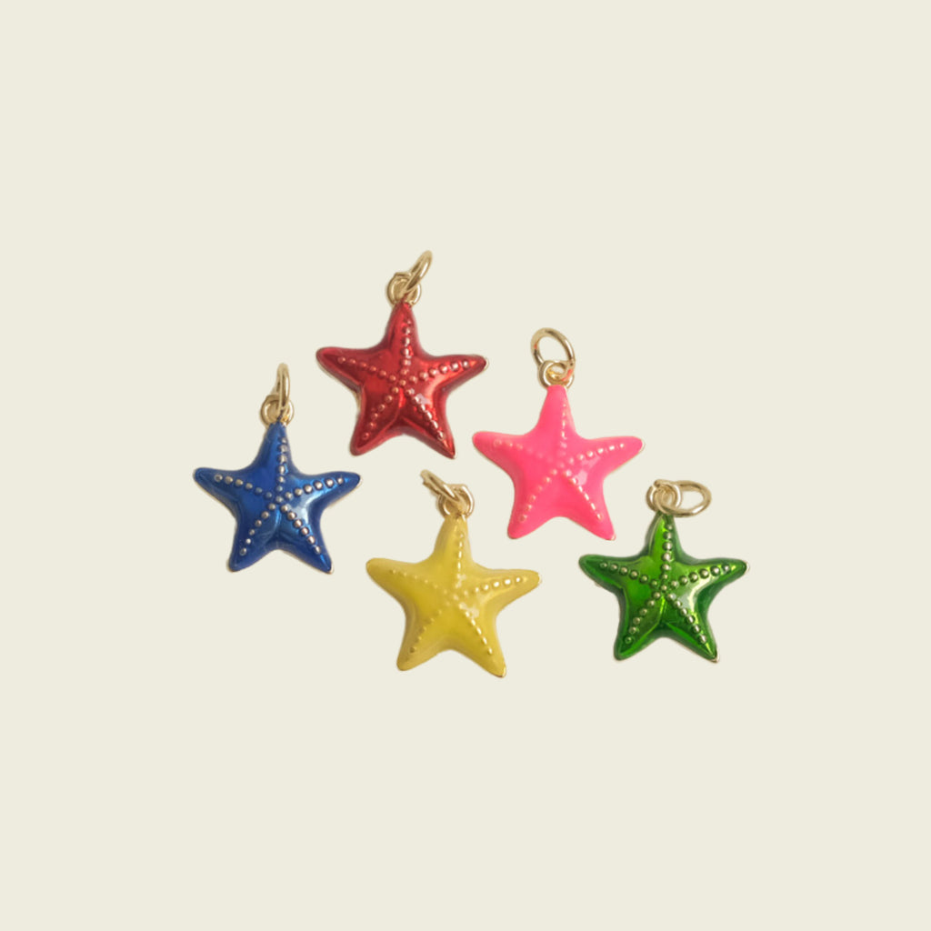 Rainbow Starfish Charm
