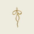 Large Twirl Ribbon Charm