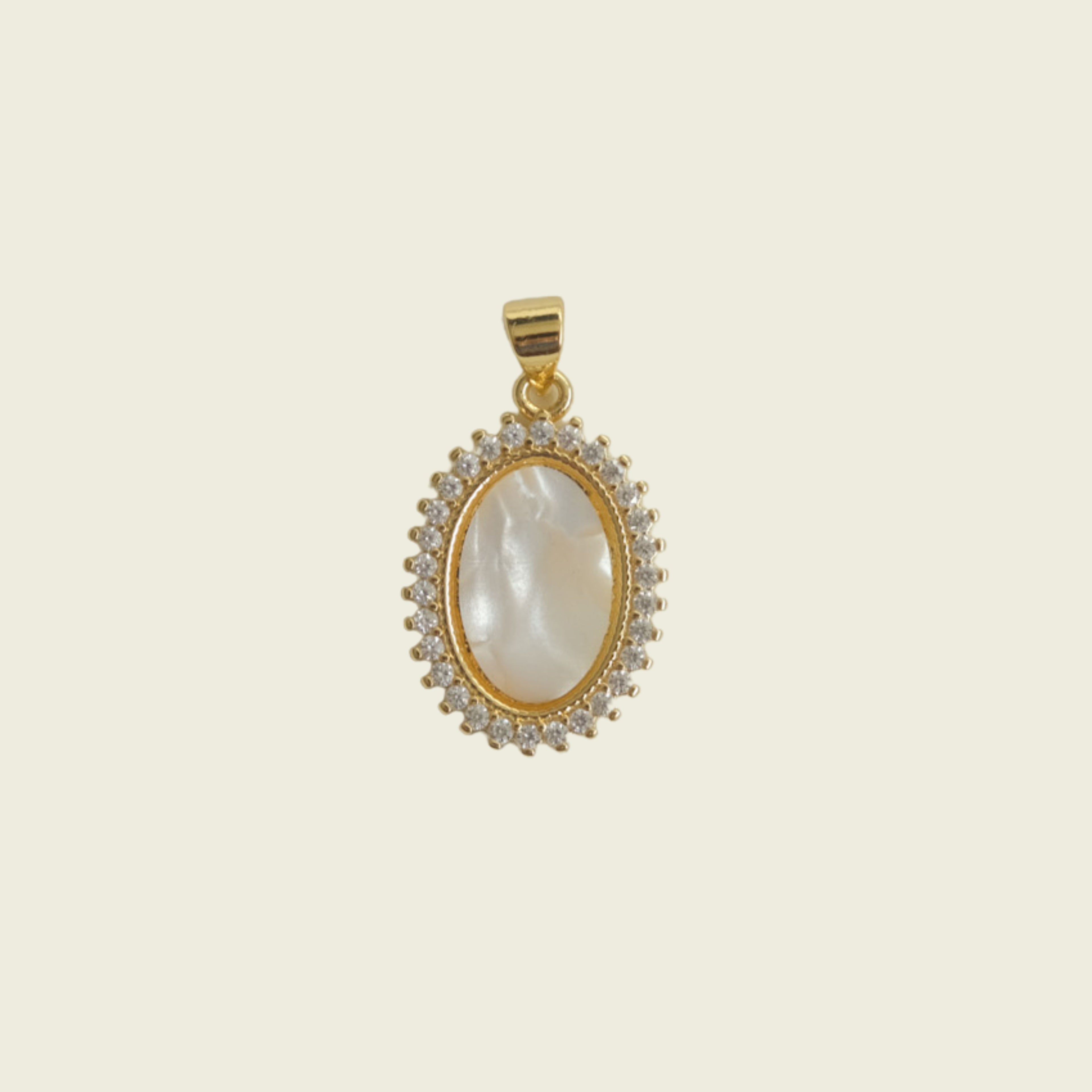 Pearl Oval Pendant