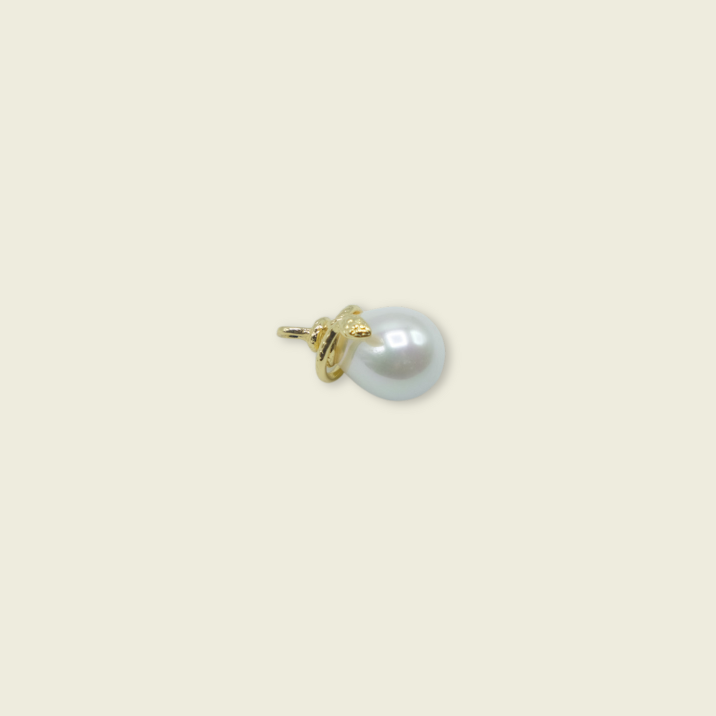 Snake Pearl Charm