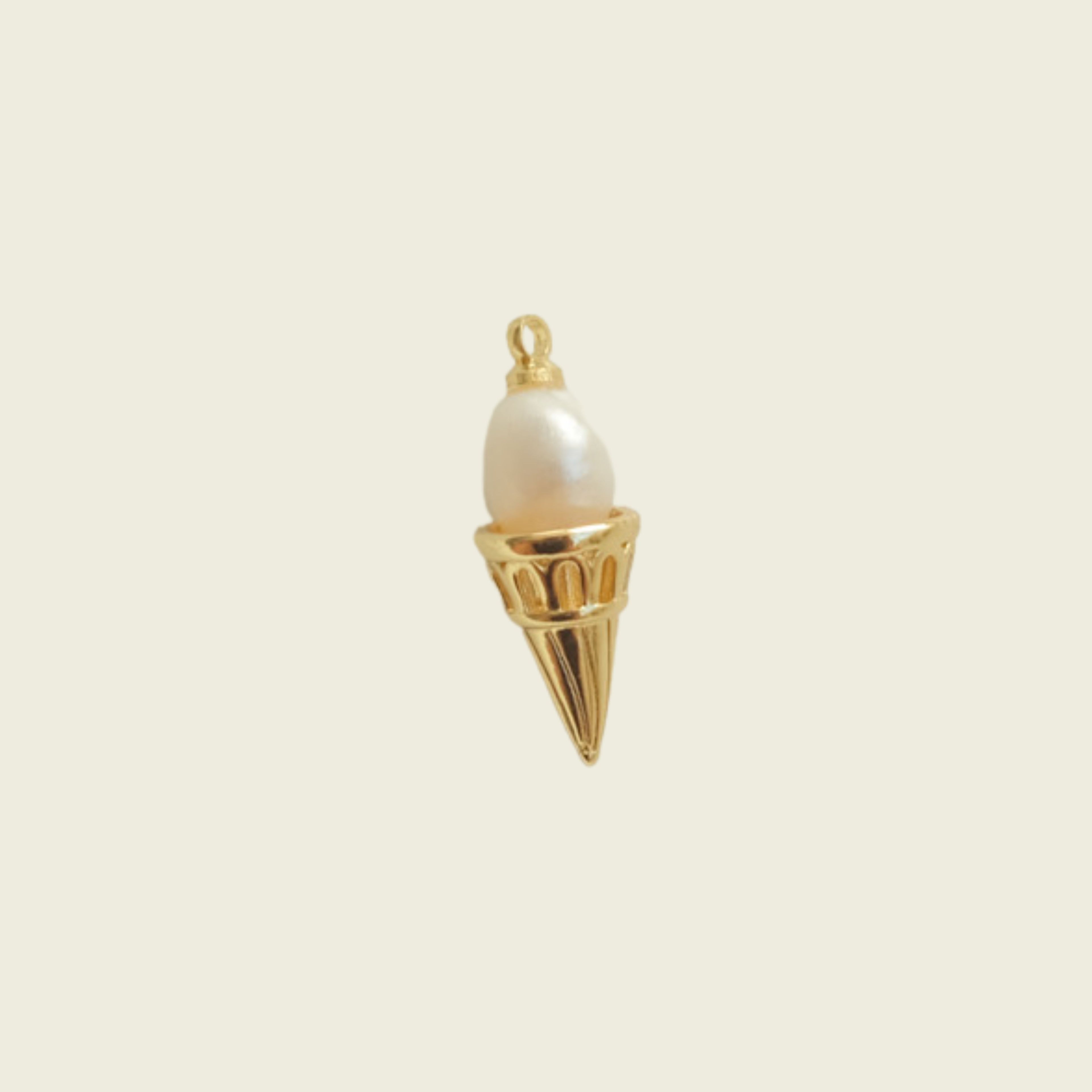 Ice Cream Cone Charm