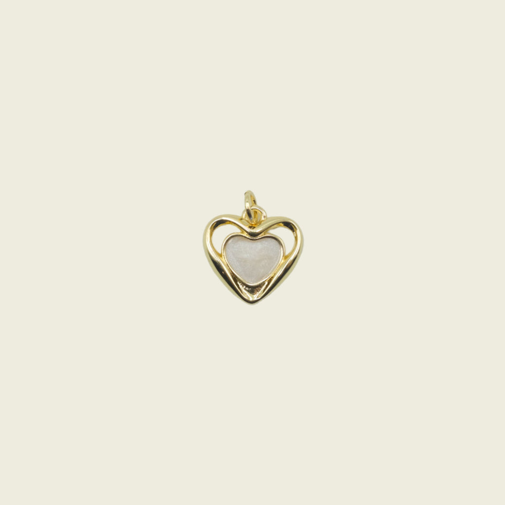 Luna Heart Charm