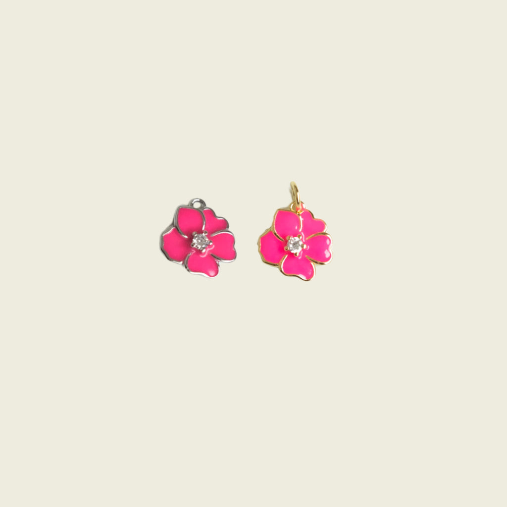 Hibiscus Flower Charm