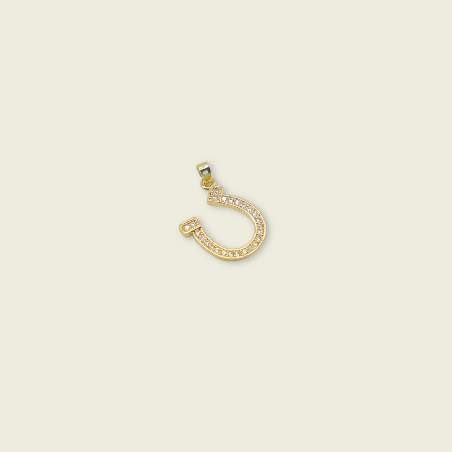 Horseshoe Charm - Gold