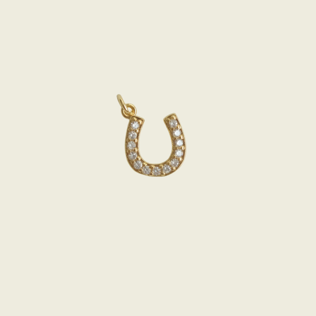 Jewel Horseshoe Charm