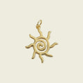 Sun Spiral Charm