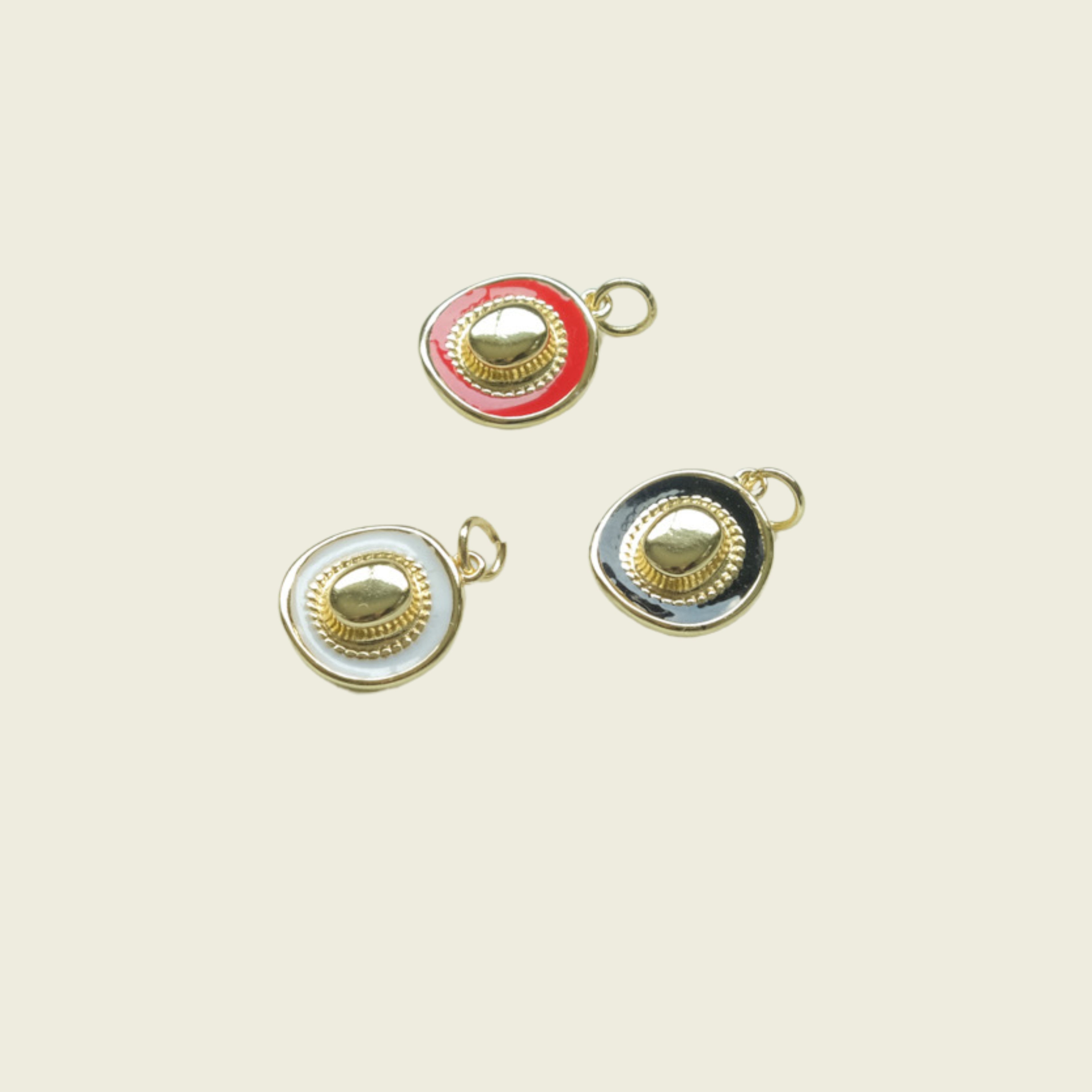 Gambler Cowboy Hat Charm