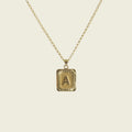 Pendant Letter Initial Necklace