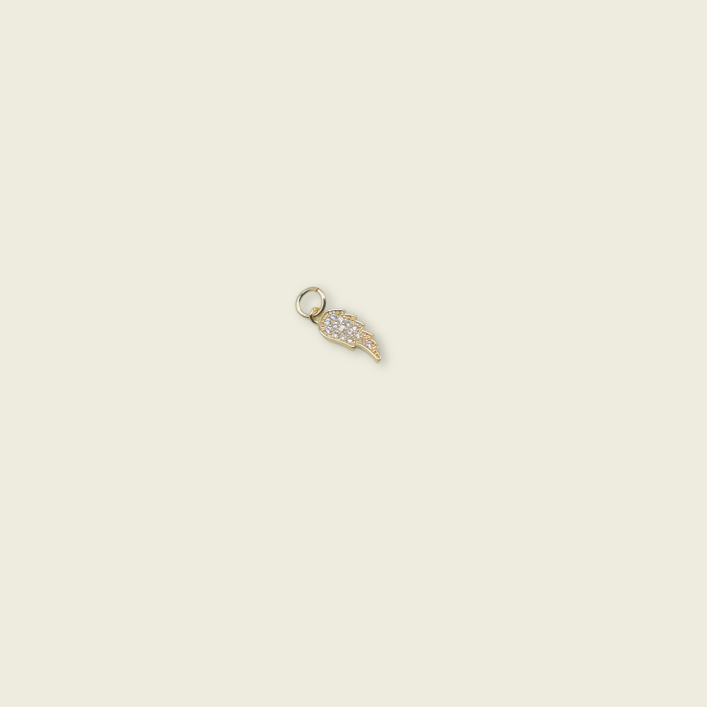 Small Angel Wing Charm