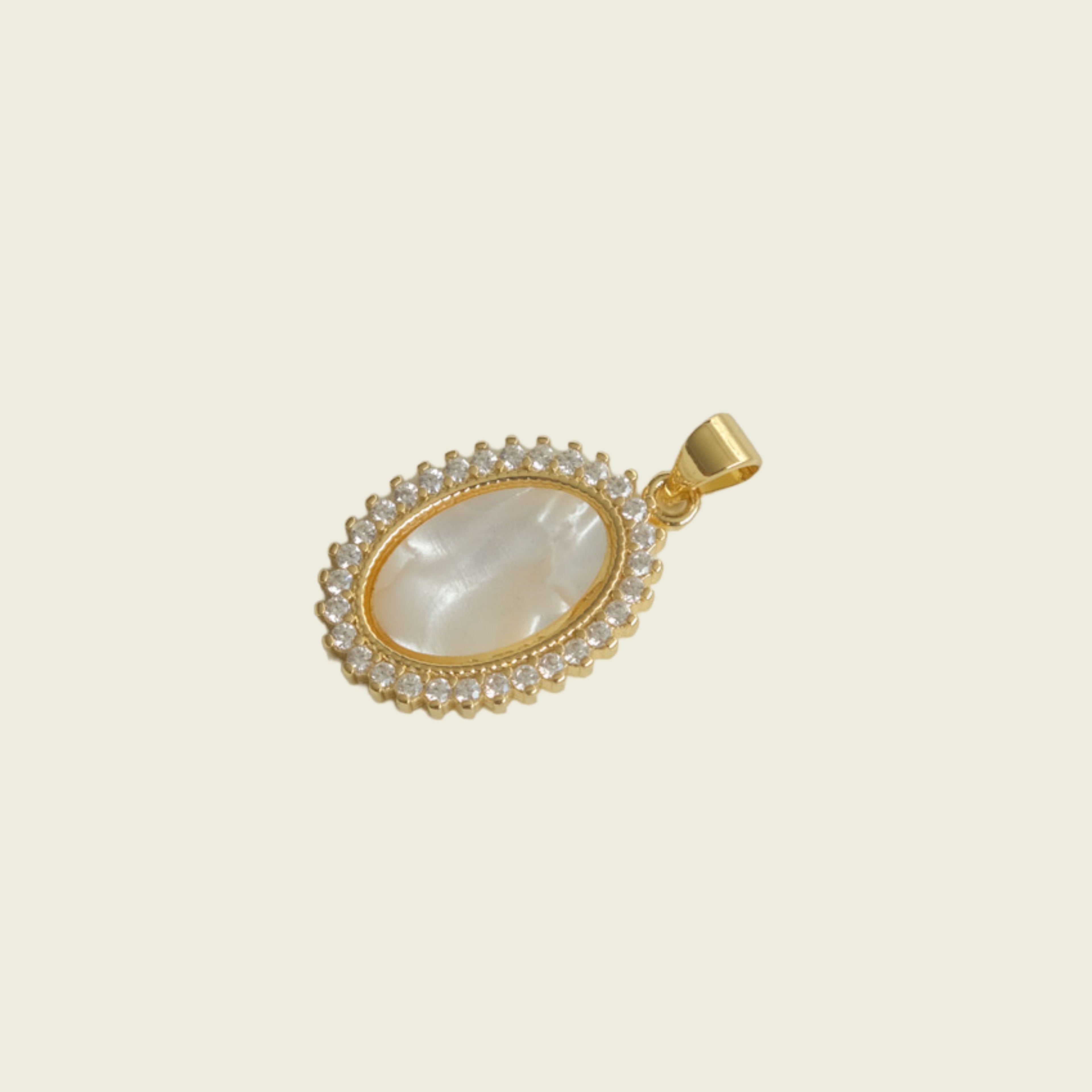 Pearl Oval Pendant
