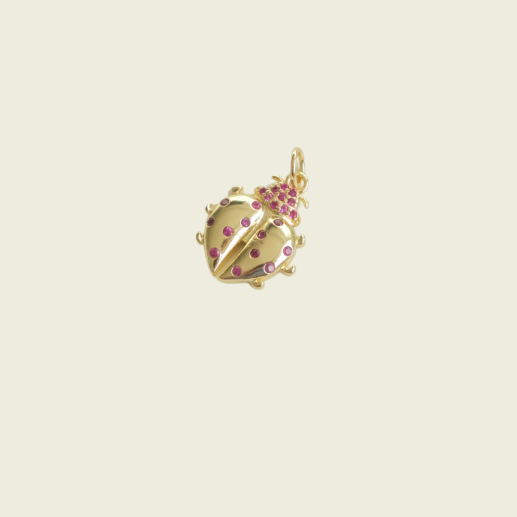 Purple Ladybug Charm