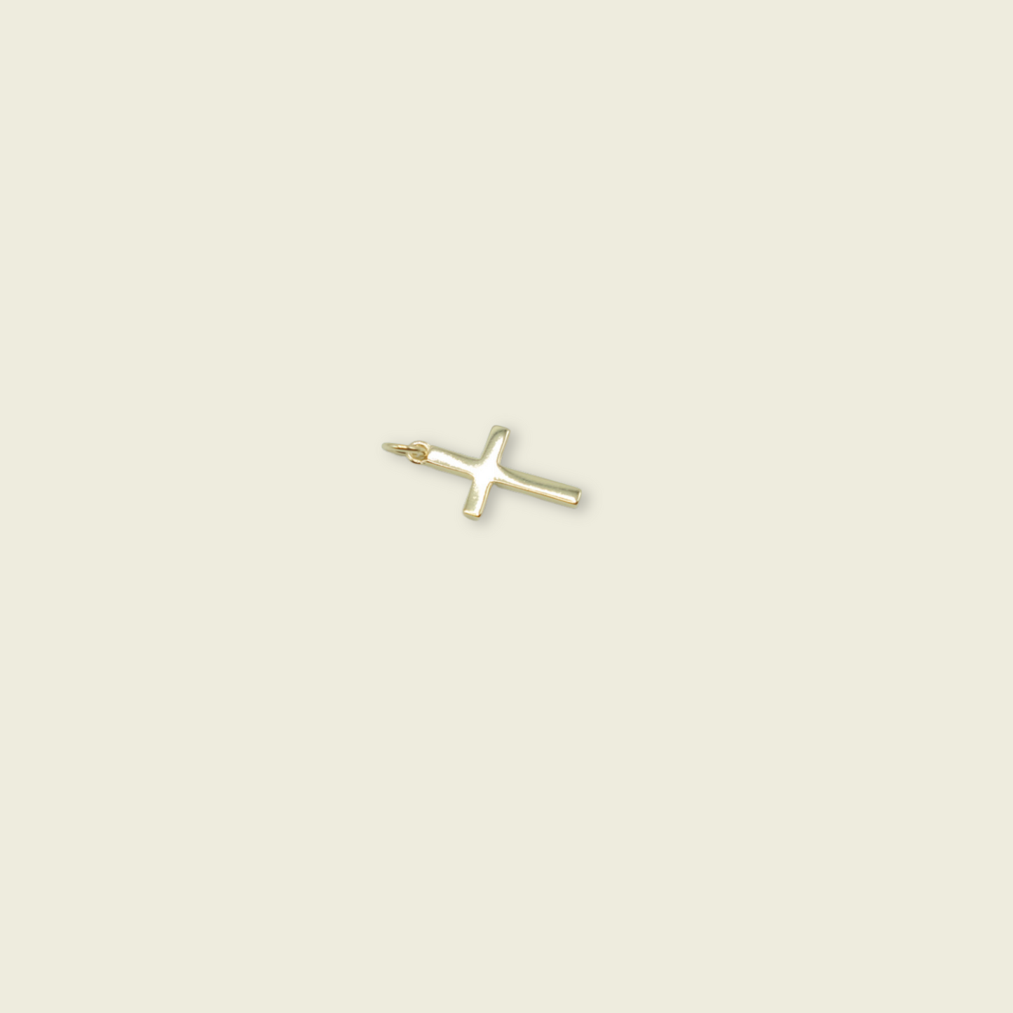 Gold Cross Charm