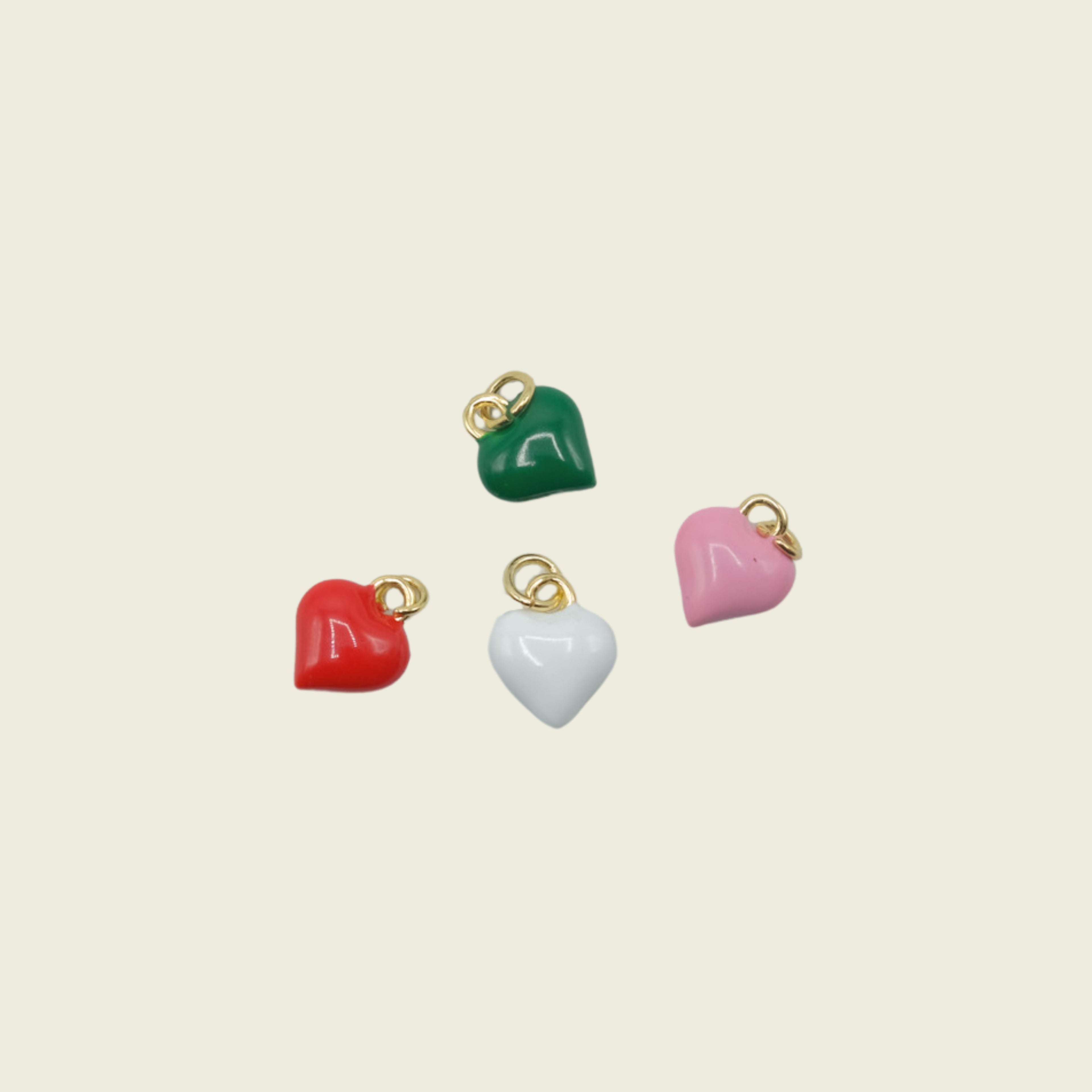 Confetti Heart Charm