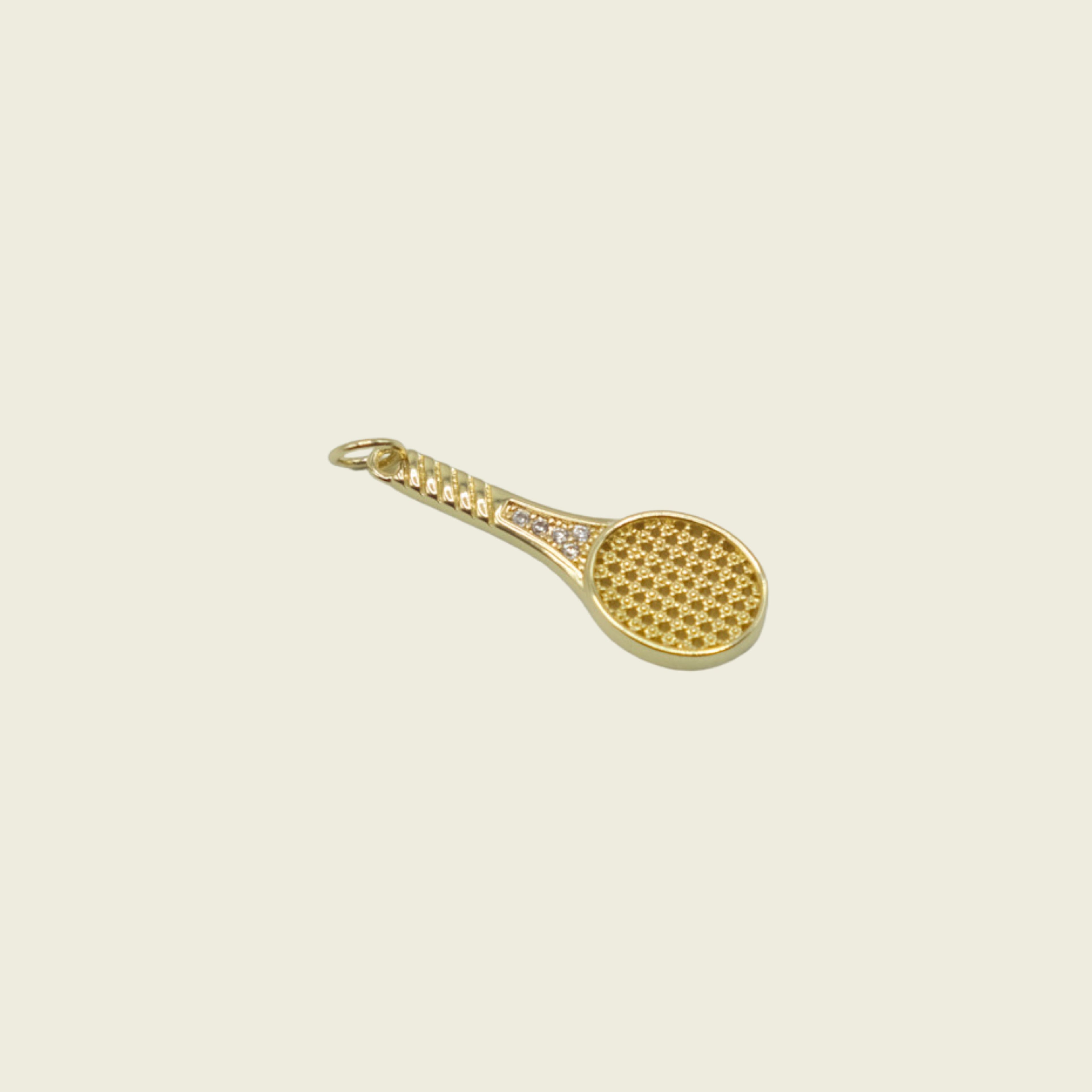 Tennis Racquet Charm