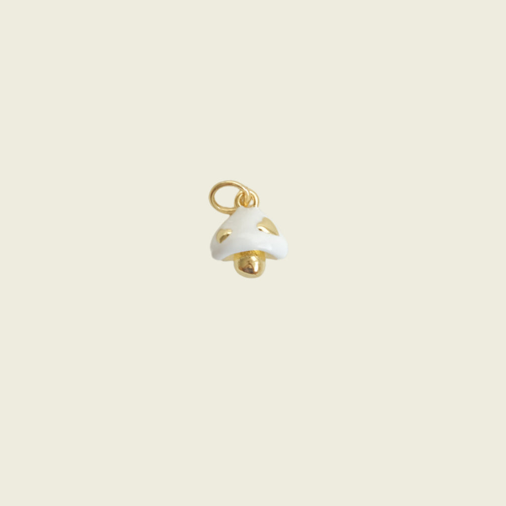 Heart Mushroom Charm