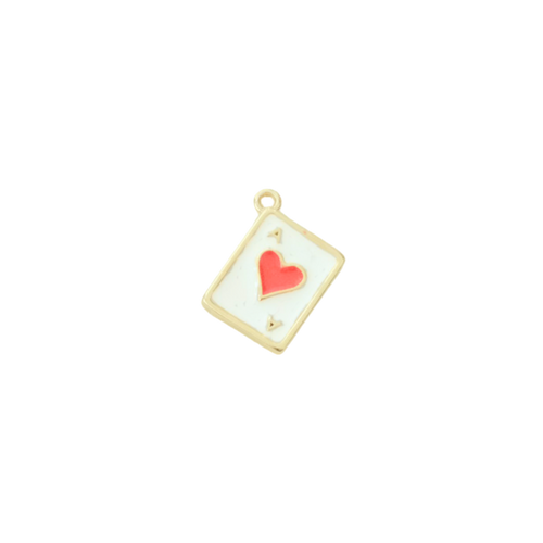 Ace of Hearts Charm