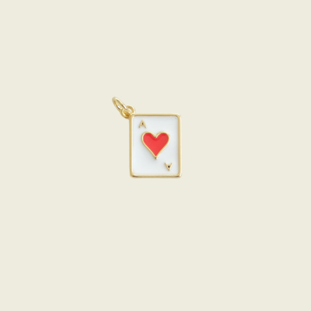 Ace of Hearts Charm