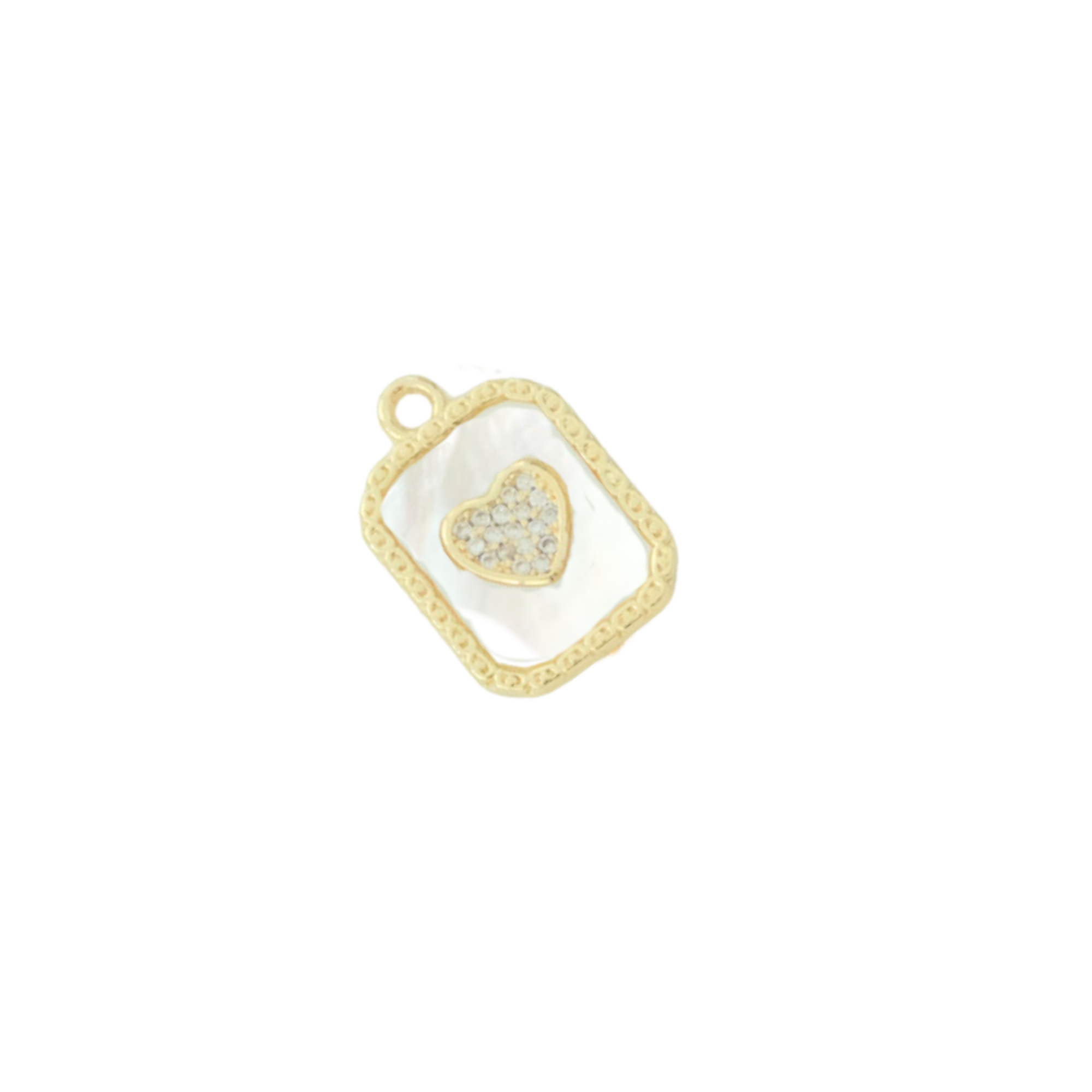 Camellia Heart Charm