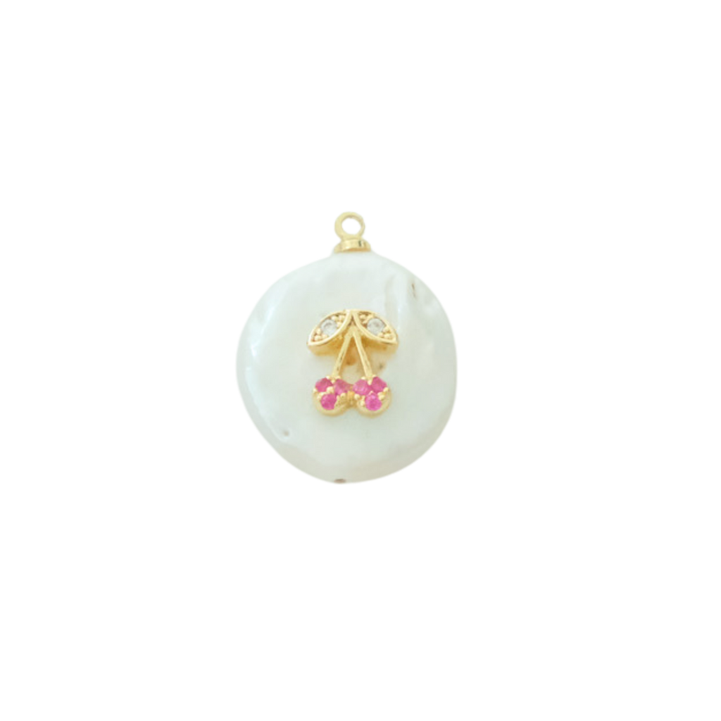 Cherry Pearl Charm
