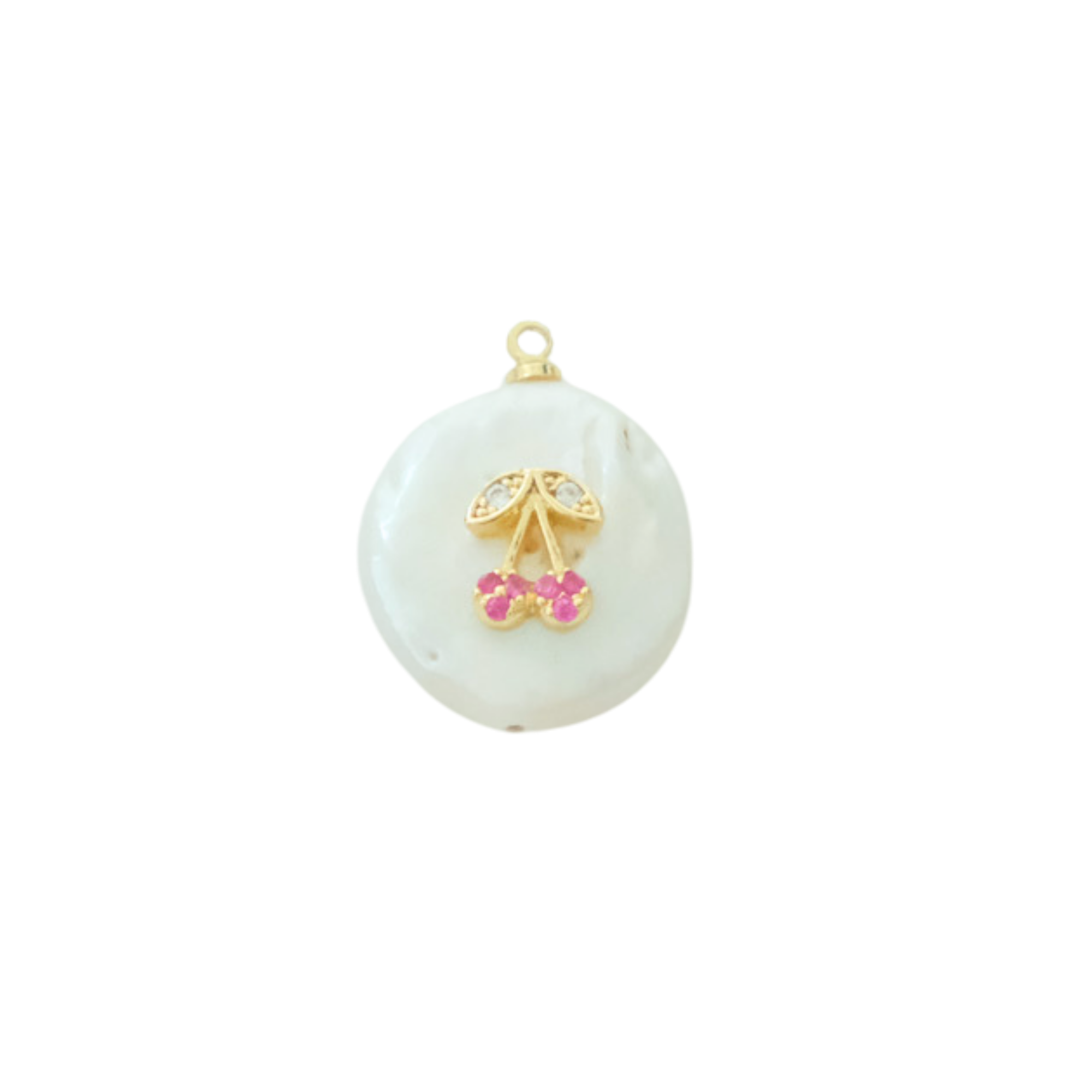 Cherry Pearl Charm