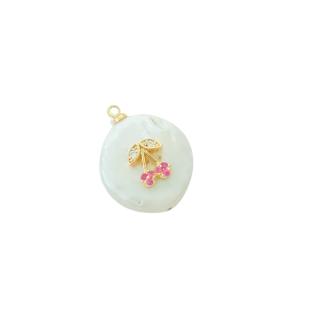 Cherry Pearl Charm