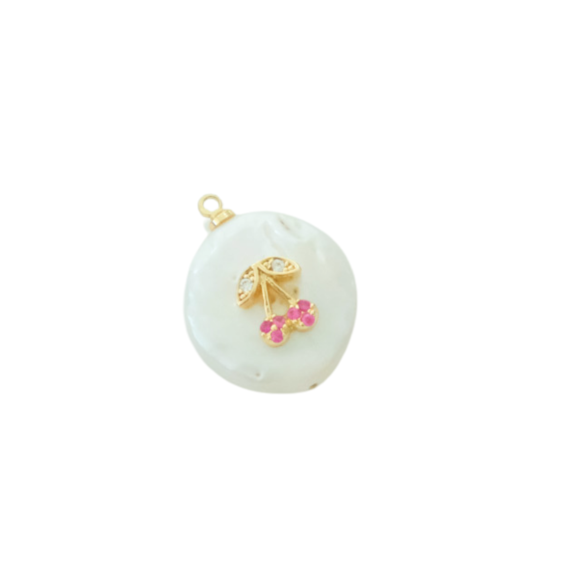Cherry Pearl Charm