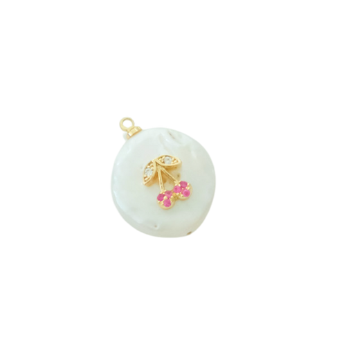 Cherry Pearl Charm