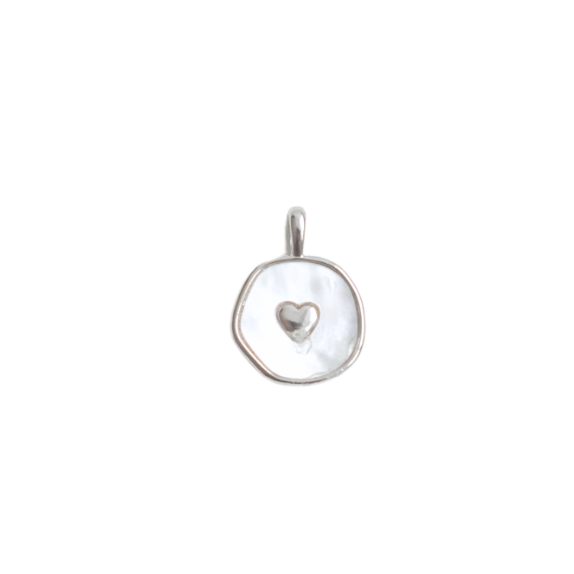 Coin Heart Charm