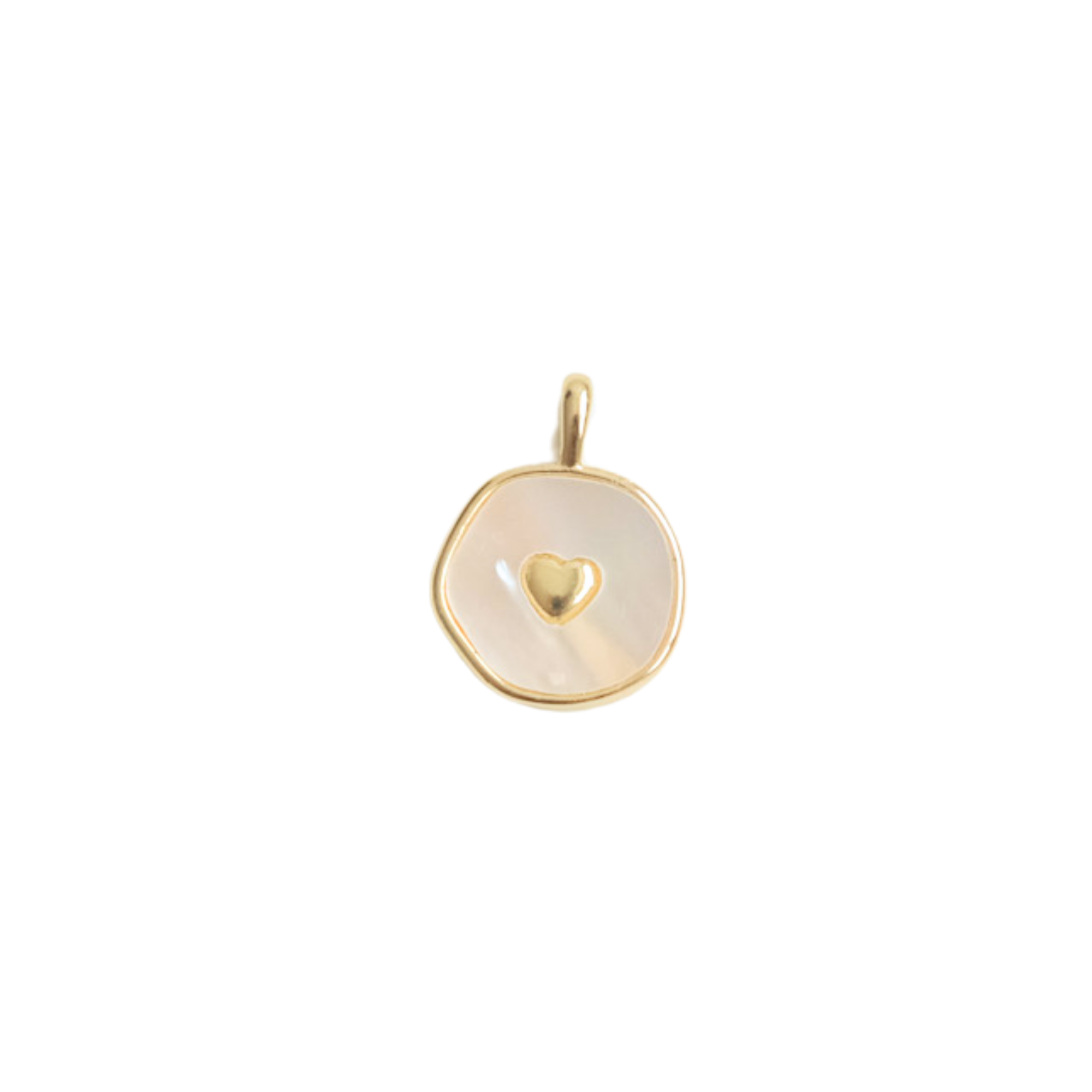 Coin Heart Charm