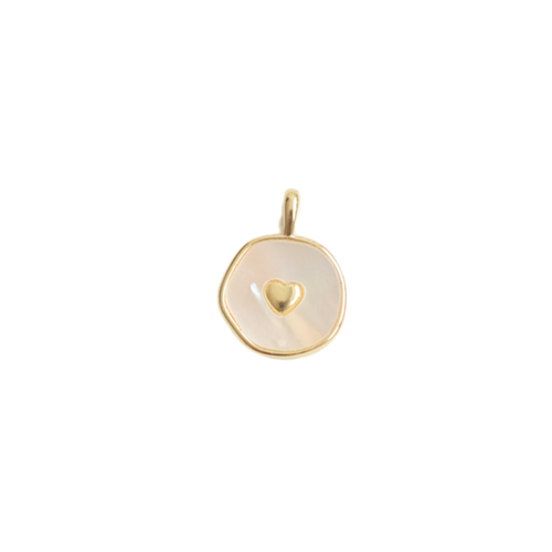 Coin Heart Charm