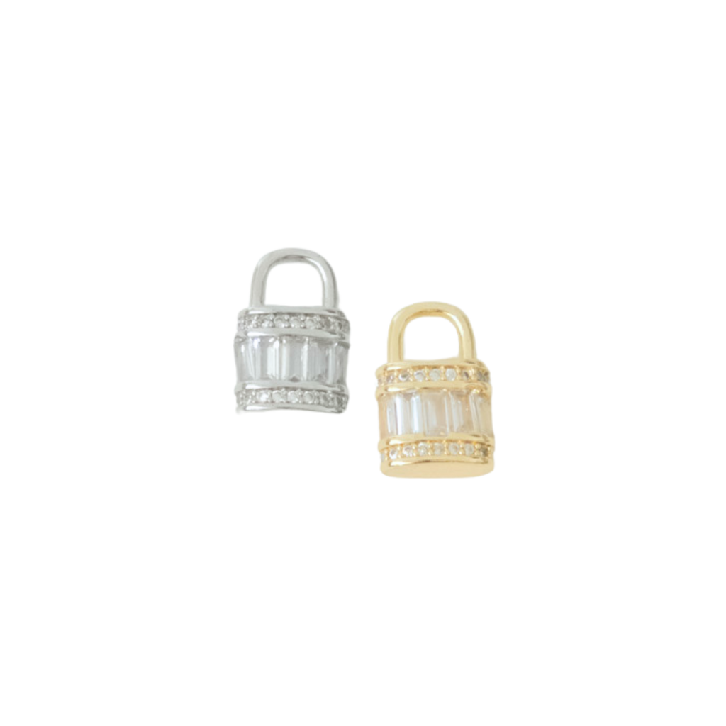 Emerald Jewel Lock Charm