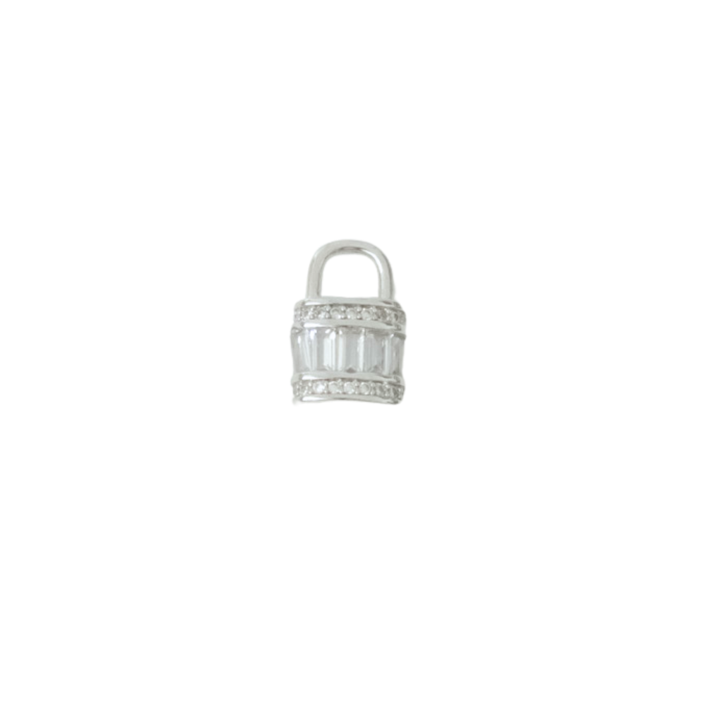 Emerald Jewel Lock Charm