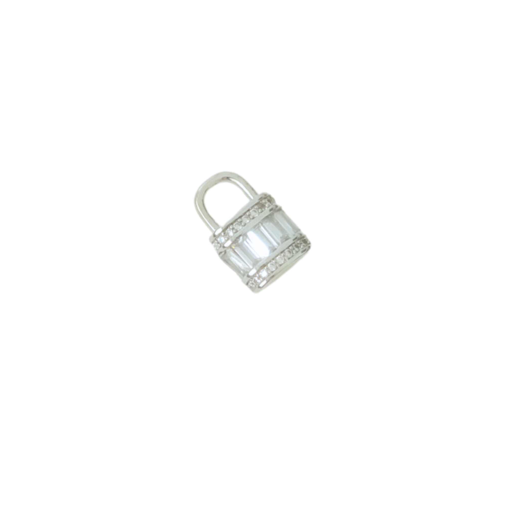 Emerald Jewel Lock Charm