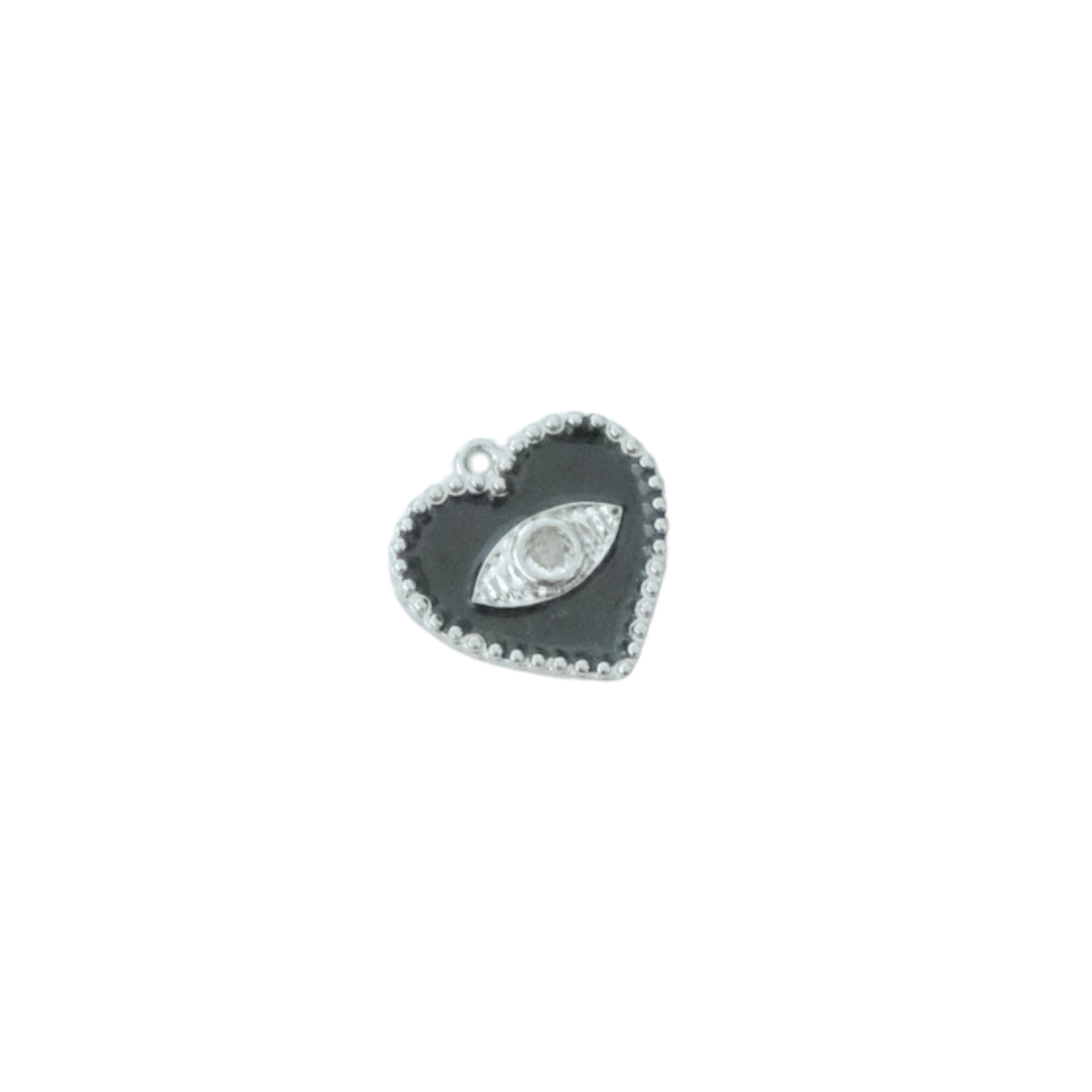 Evil Eye Heart Charm
