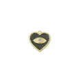 Evil Eye Heart Charm