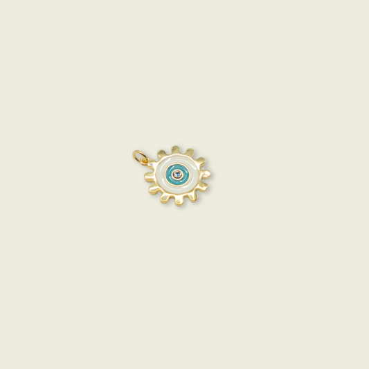 Evil Eye Sun Charm