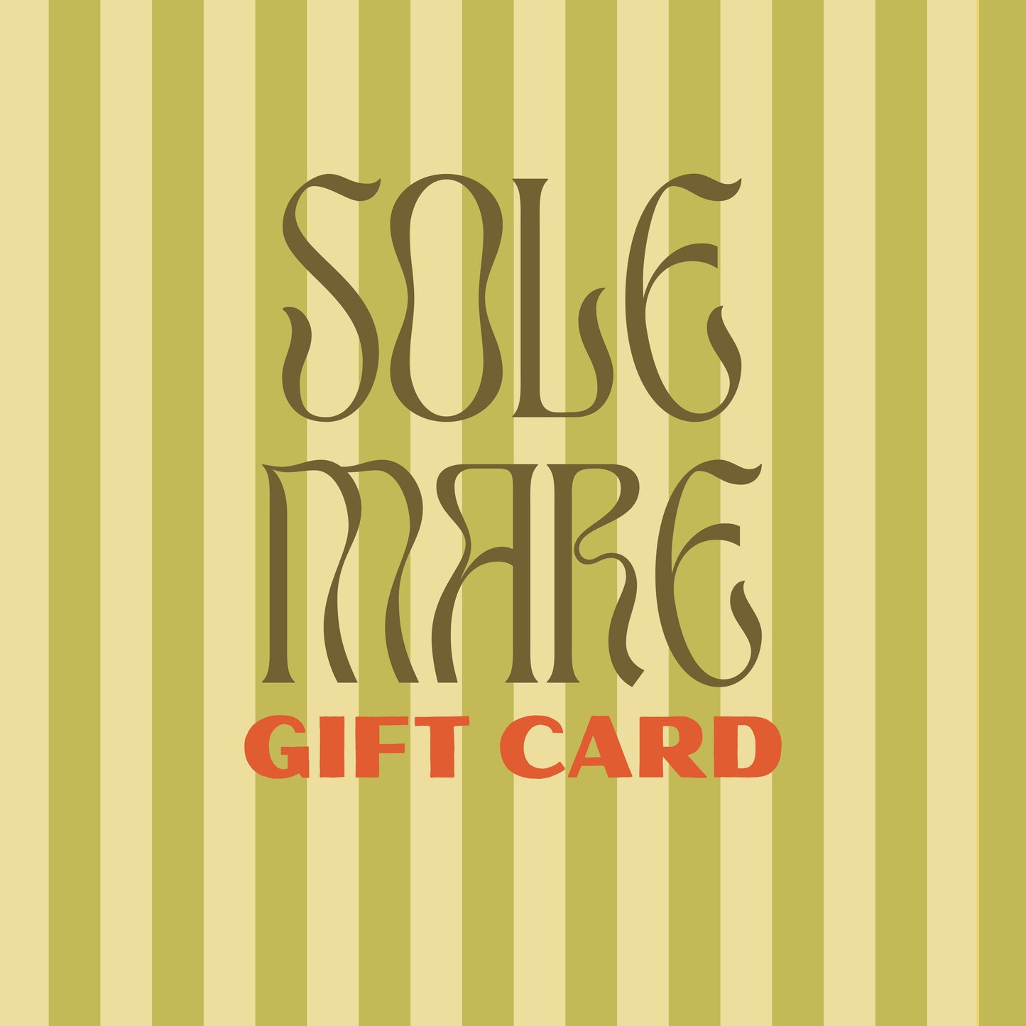 Sole Mare Gift Card