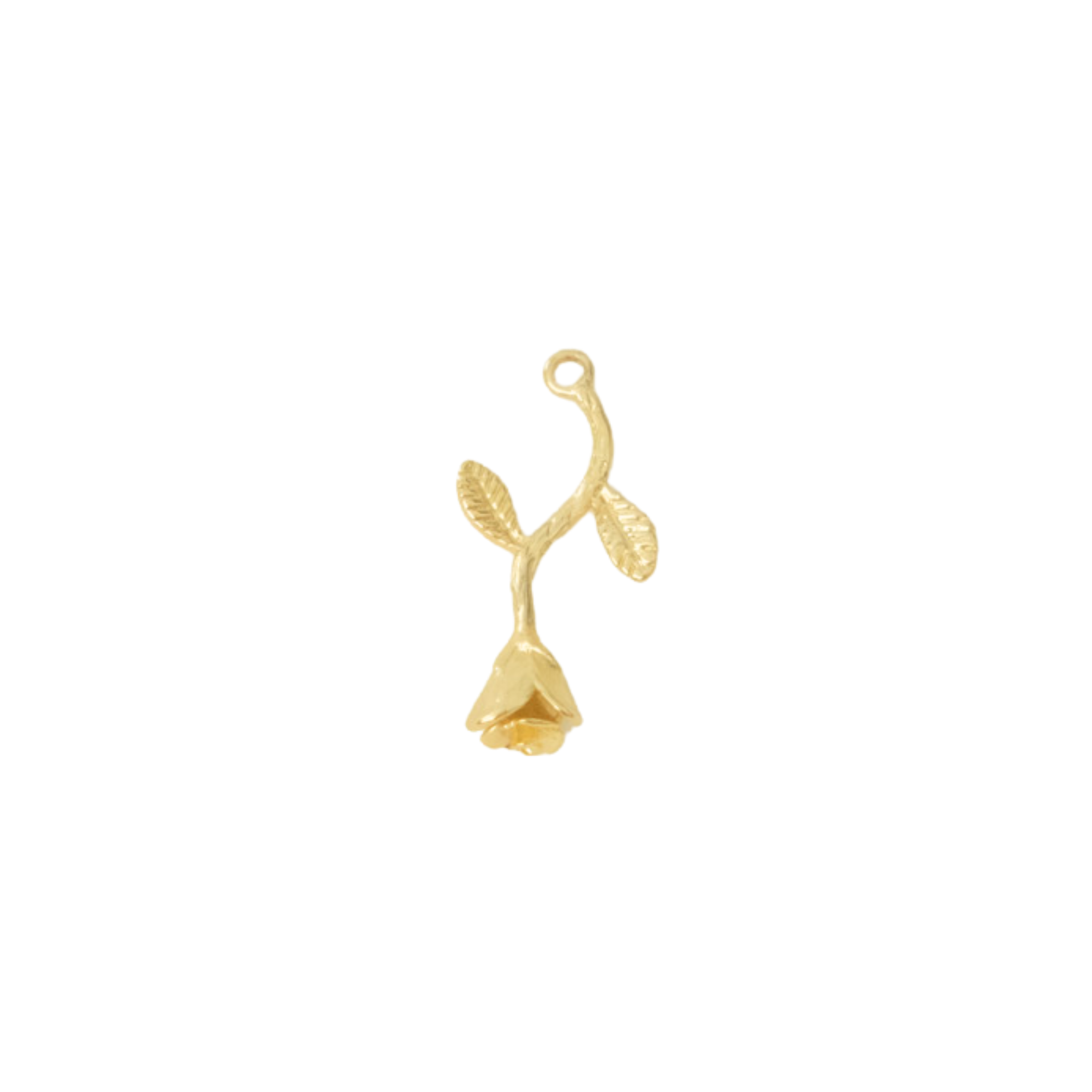 Hanging Rose Charm