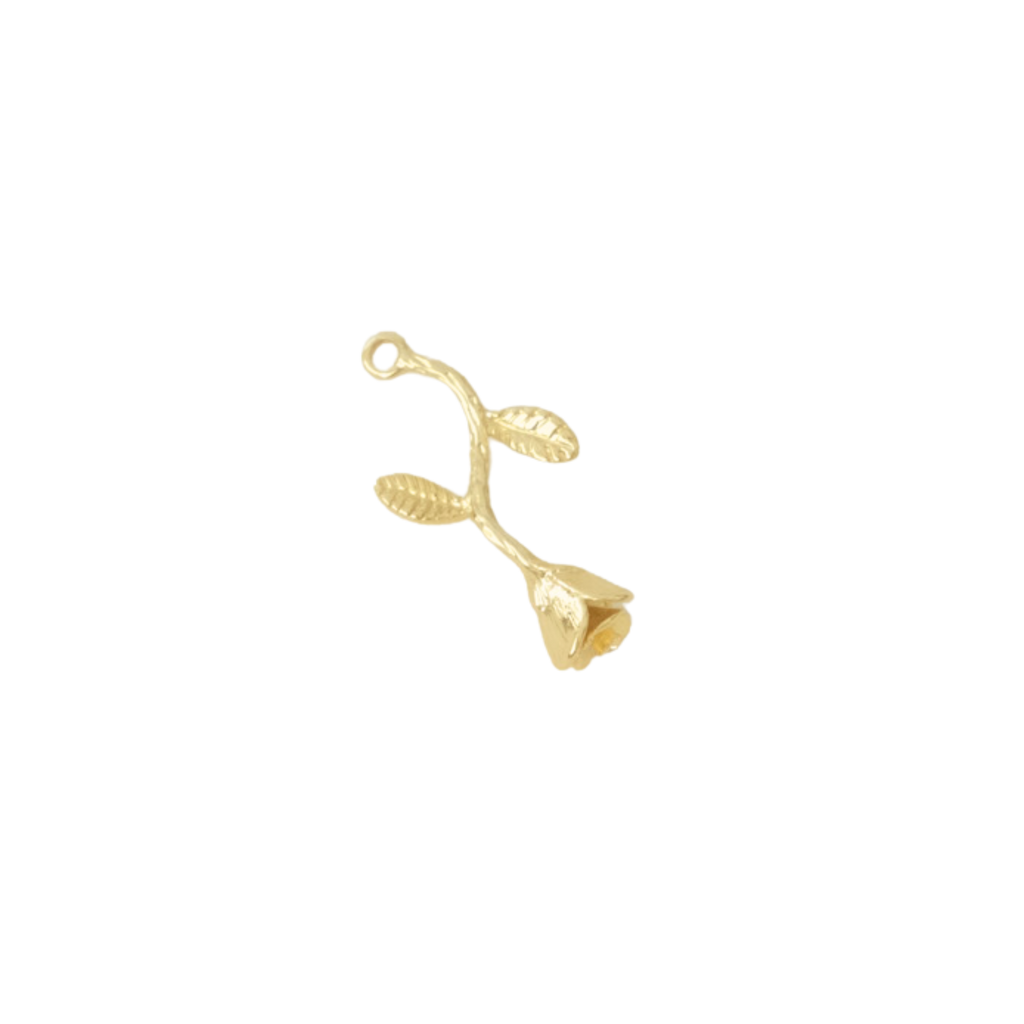 Hanging Rose Charm