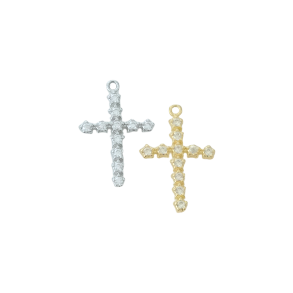 Jewel Cross Charm