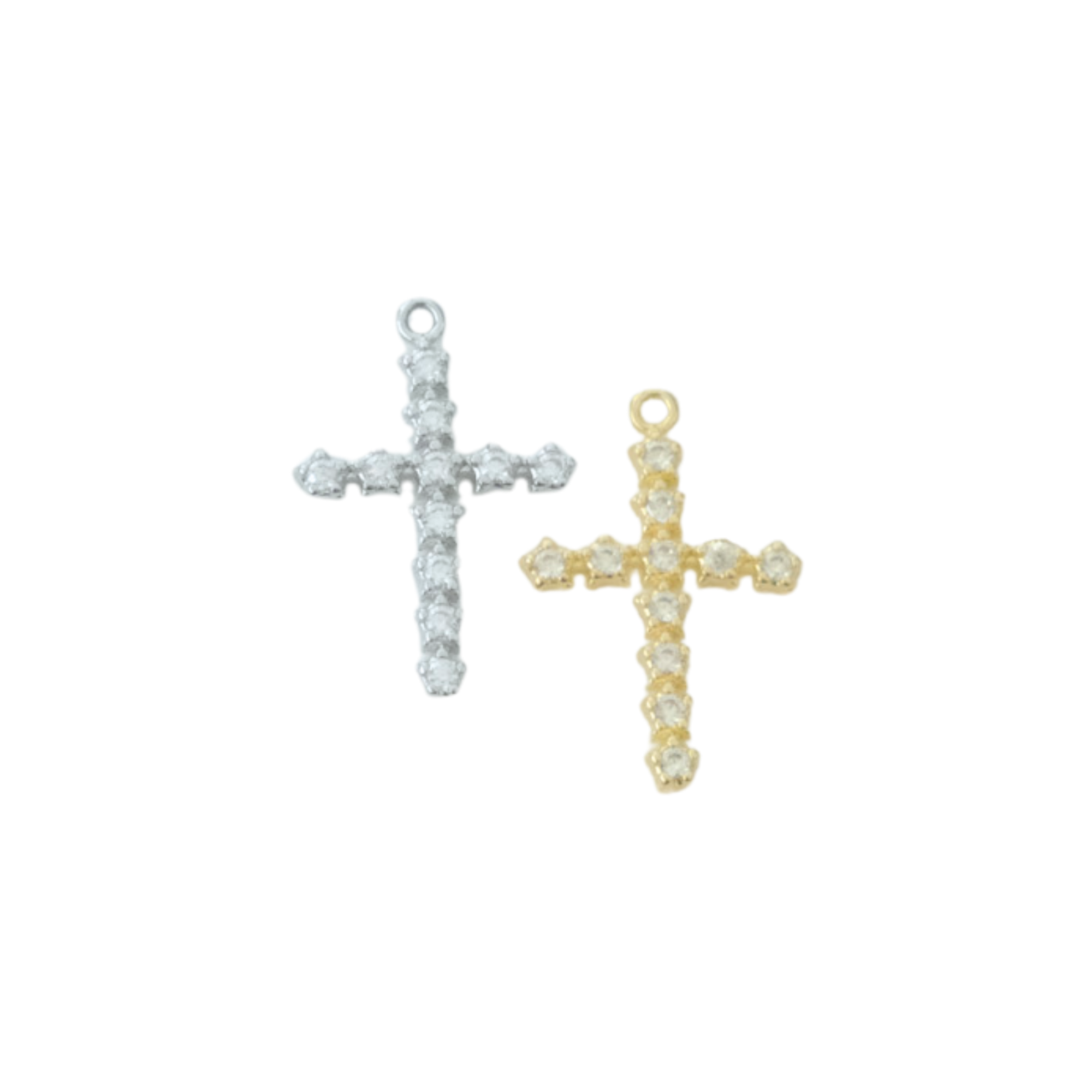 Jewel Cross Charm
