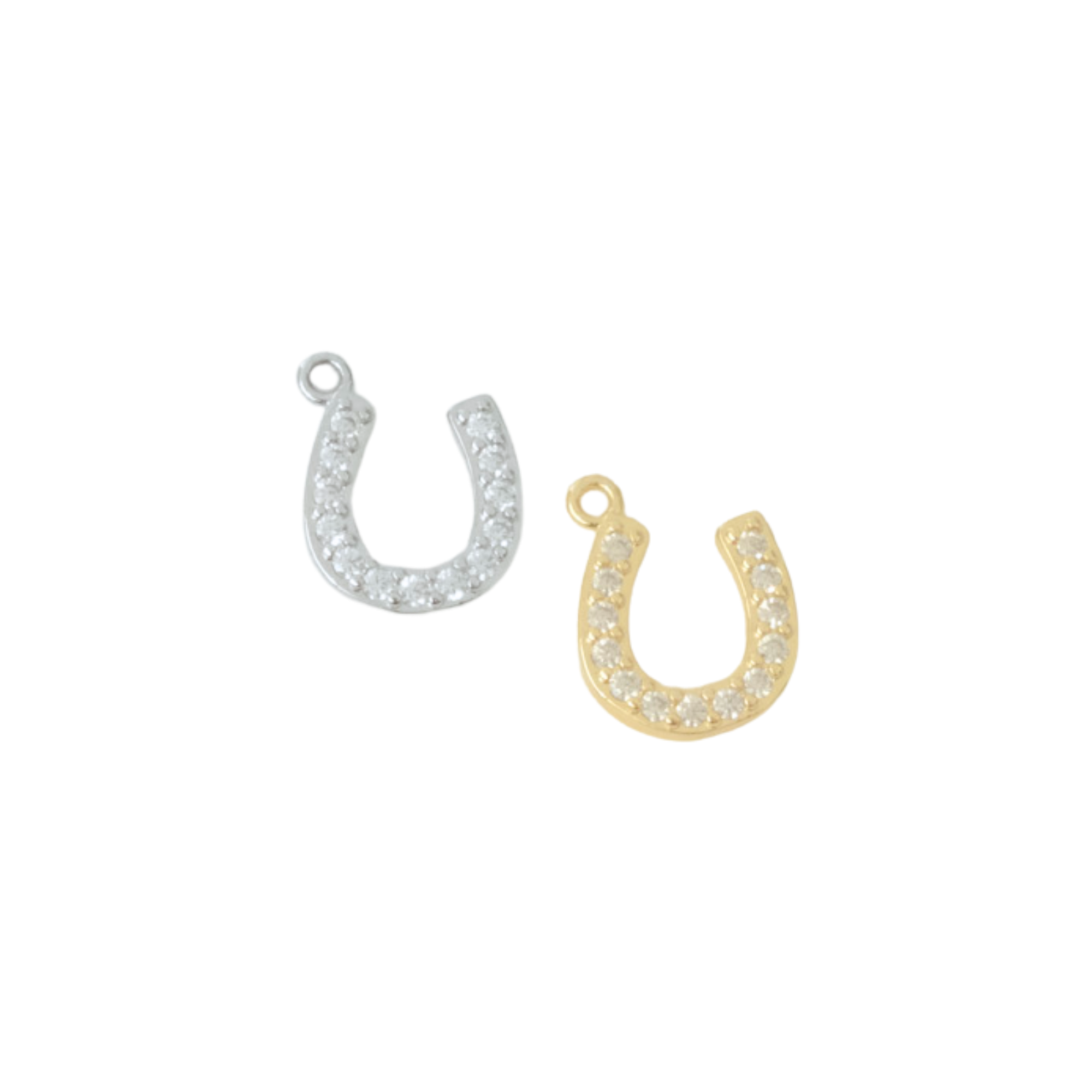 Jewel Horseshoe Charm