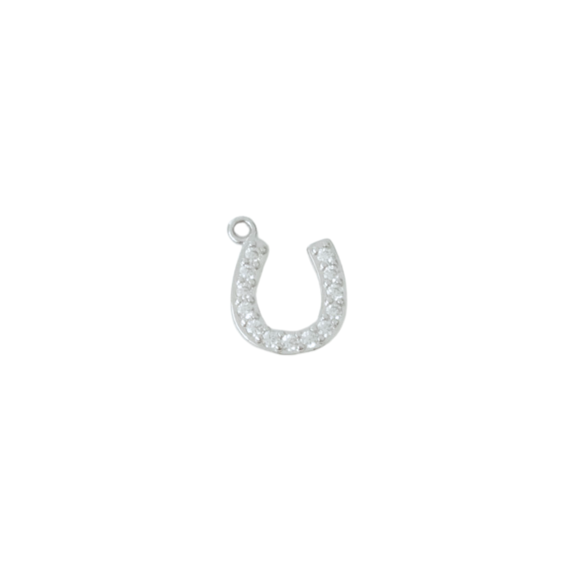 Jewel Horseshoe Charm